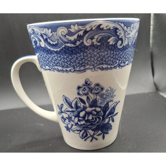 Spode Blue Room Collection Byron Groups Floral Mug 2006 Ceramic - Picture 3 of 6